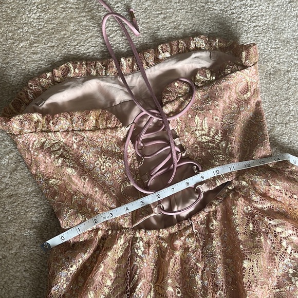 Revolve Sabina Musayev Cleo Gown in Rose Gold - Picture 7 of 8